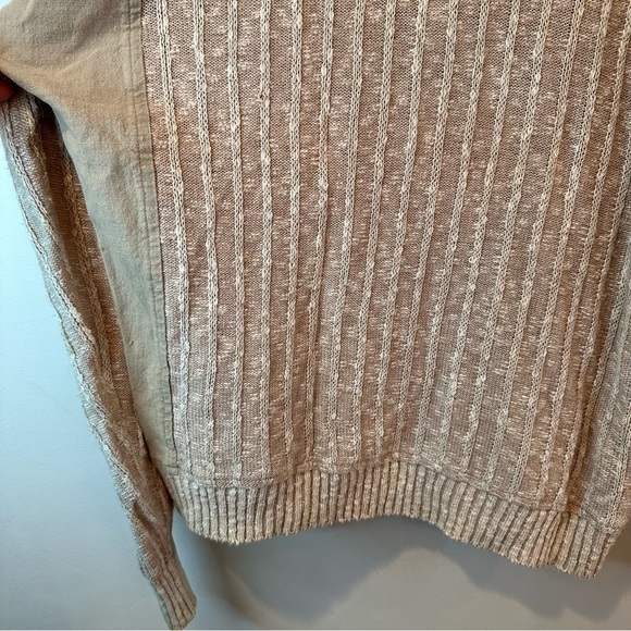 Vintage Damon Cardigan Sweater Mens Sz Medium 50s Camel Beige Knit Kurt Cobain - Picture 11 of 15
